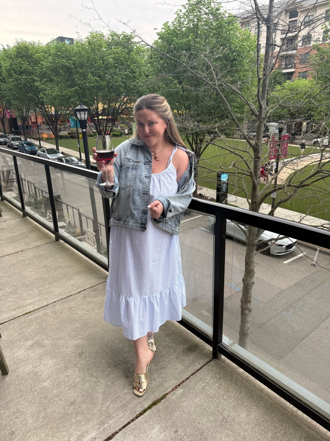 Walmart says it’s a sleep gown, but I wore it to dinner. 👗

#LTKSeasonal #LTKMidsize #LTKootd