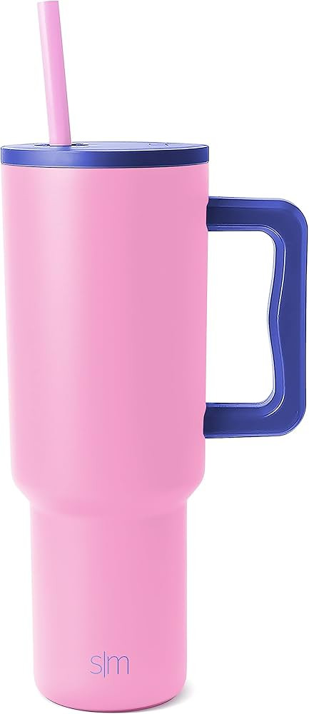 Simple Modern 40 oz Tumbler with Handle and Straw Lid | Insulated Reusable Stainless Steel Water ... | Amazon (US)