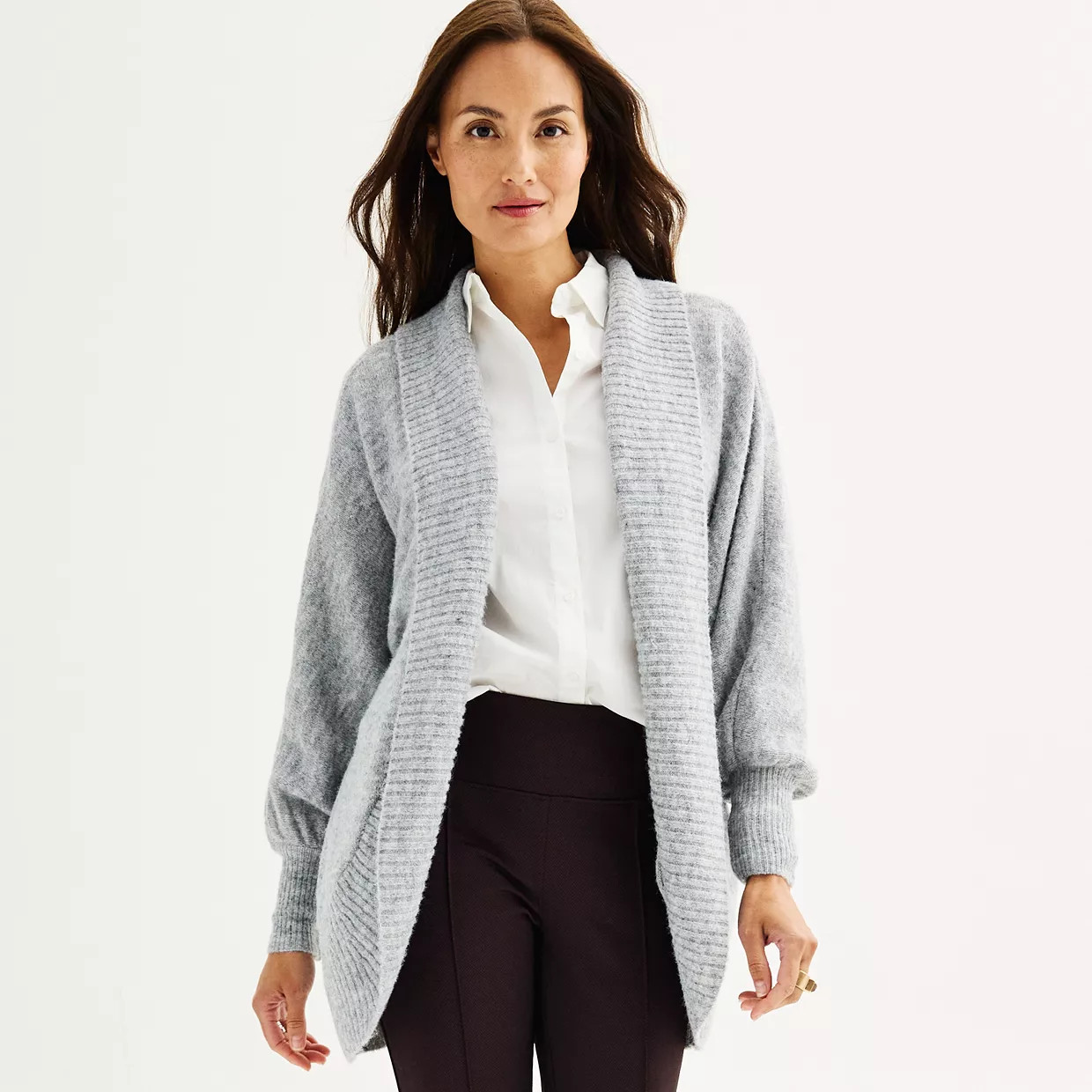 Women's Nine West Dolman Cocoon Cardigan | Kohl's