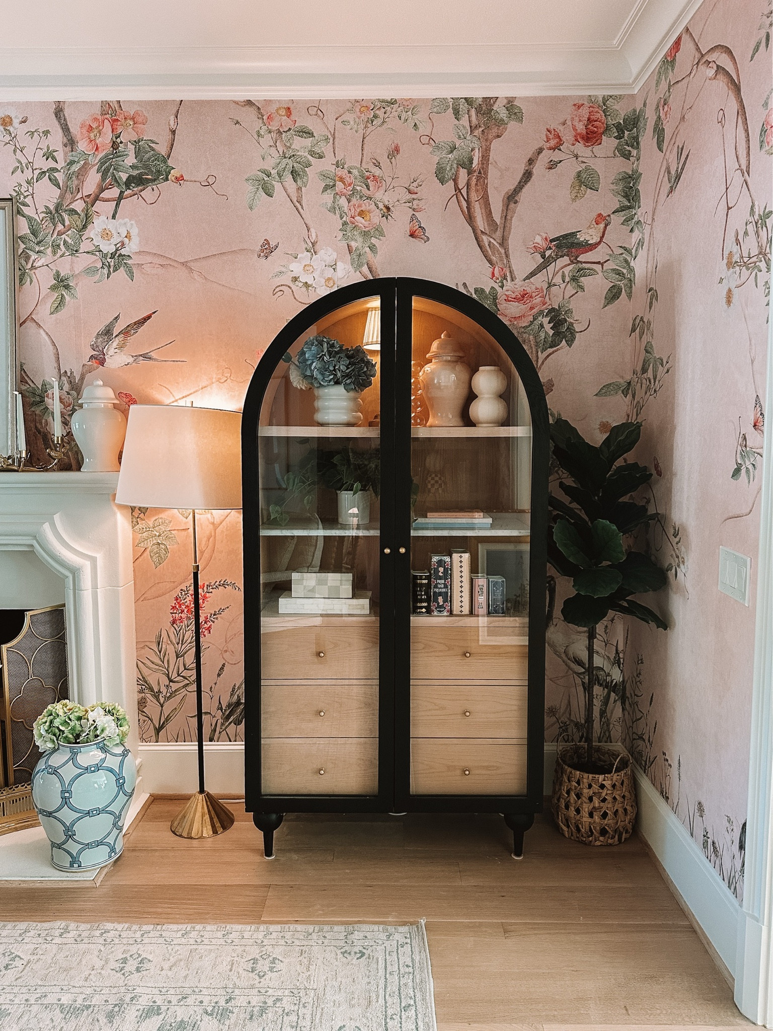 Our living room makes me so happy ! 🌸✨ With pink wallpaper and so many thoughtful details, this space is exactly what I dreamed of. In this new house, I was craving color, texture, and all things cozy, and this room is giving me ALL the feels! 🛋️💫

 #LivingRoomGoals #PinkWallpaper #HomeDecor #CozyVibes #ColorAndTexture #NewHome #InteriorDesign #DecorDetails #HomeInspo #RoomReveal #ChicLiving #HomeStyle #DreamSpace #CozyCorners #TextureLover #DecorGoals #LivingRoomDecor #AmazonFinds #StylishHome #RoomMakeover
