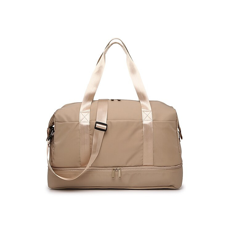 MYTAGALONGS Toronto Trolley Sleeve Weekender Bag | Women's | Taupe | Size Not Applicable | Handbags | Weekender Bag | DSW