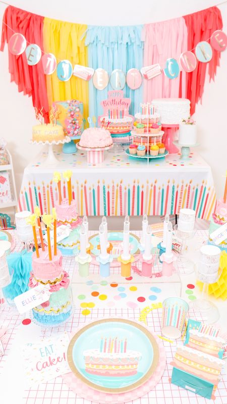 EAT CAKE! Birthday Party
🎂🎂🎂
This “Eat Cake” theme was so easy to pull together with this Eat Cake party range! And it works for any kid! 
All we had to do was add CAKES! 🎂🎂YUM! 
I also had a fake cake for each of the girls to practice their cake decorating skills on, easy to wipe off and start again if they wanted too.  Such a fun party activity. Followed by selfies & confetti! 
🎂🎂🎂
#eatcakeparty #partythemeideas #kidspartyideas #partycake #hosting #partyplanning 

#LTKkids #LTKparties #LTKfamily