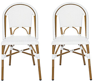 Salcha I/O French Bistro Side Chairs (Set of 2) by Safavieh | QVC