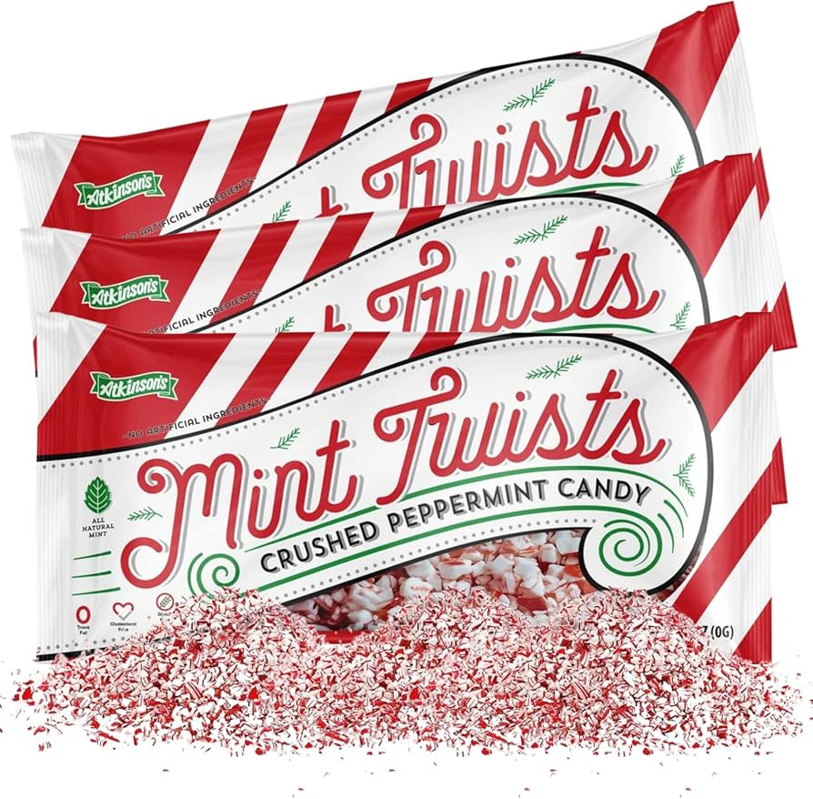 Mint Twists Crushed Peppermint Candy for Baking, 8 oz, Pack of 3 | Amazon (US)