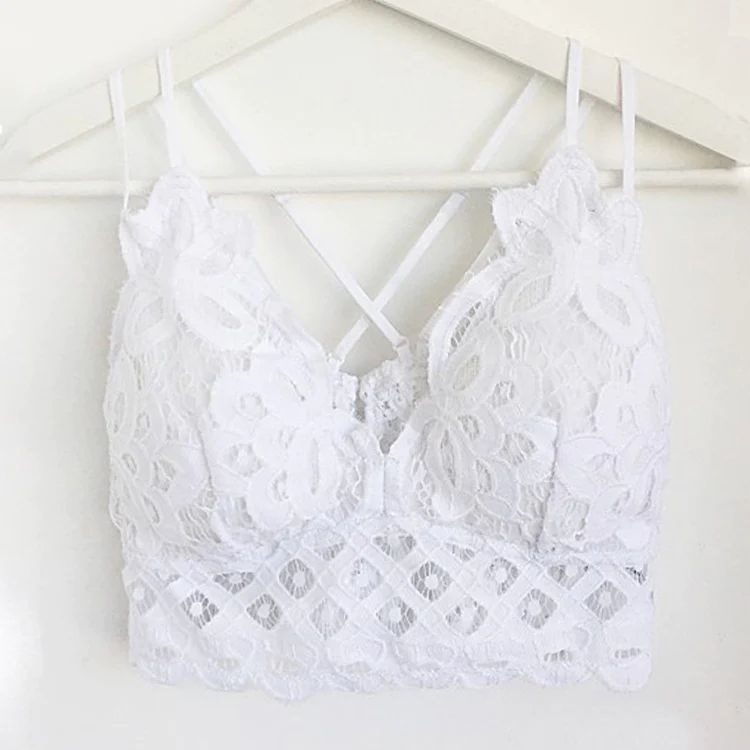 White Crochet Lace Bralette | Kell Parker