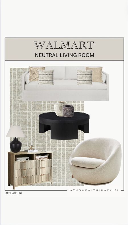 Walmart neutral decor, neutral living room, living room, sofa, couch, linen sofa, accent chair, coffee table, viral coffee table, sideboard, console table, living room decor, modern home, earthy home, neutral home, transitional home. 

#LTKStyleTip #LTKHome