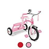 Radio Flyer Classic Pink Dual Deck Tricycle Ride On, 31.5L x 24.5W x 21.5H in. | Amazon (US)