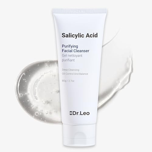 Dr.Leo Salicylic Acid Foaming Cleanser, Face Wash for Oily, Combo & Acne-Prone Skin | 8 Amino Acids Gentle Non-Irritating, 3X Crystal Jelly Deep Clean, Oil Control, Prevents Breakouts, 2.7 oz | Amazon (US)