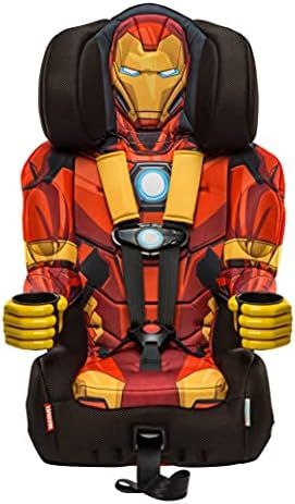 KidsEmbrace Iron Man 2-in-1 Forward-Facing Booster Car Seat LATCH | Red 5-Point Harness Booster 22-6 | Amazon (US)