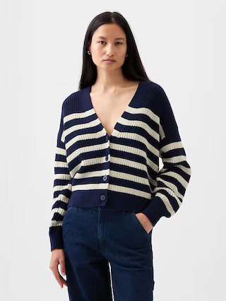 Shaker-Stitch Cardigan | Gap (US)