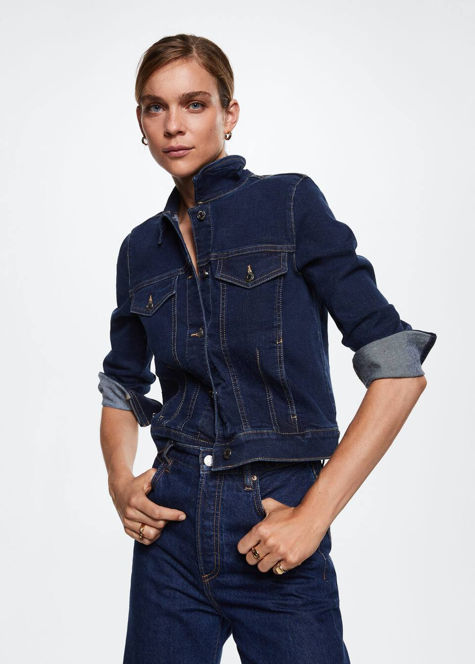 Cotton denim jacket | MANGO (US)