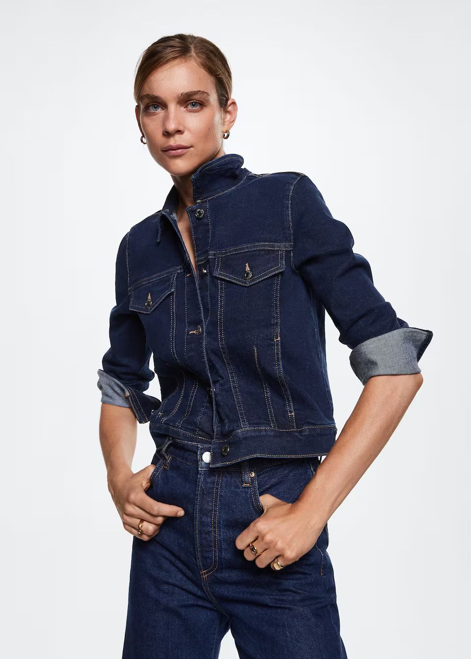 Cotton denim jacket | MANGO (US)