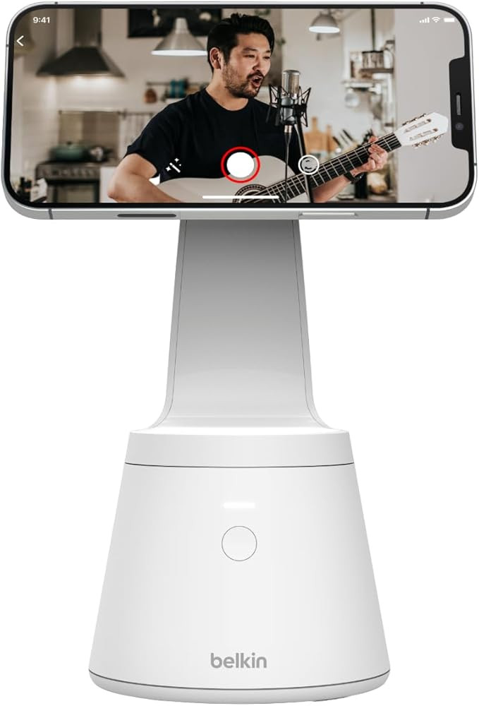 Belkin Face Tracking Phone Mount - MagSafe Compatible Phone Stand - Motion Tracking Video For Con... | Amazon (US)