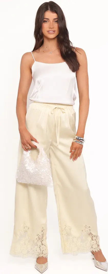 Viola Drawstring Waist Wide Leg Pants | Nordstrom