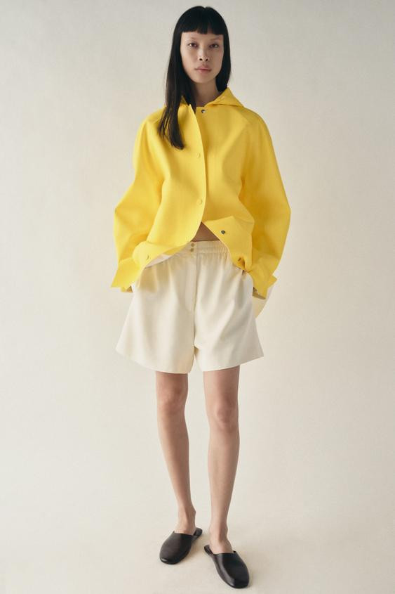 ZW COLLECTION COATED JACKET | Zara US