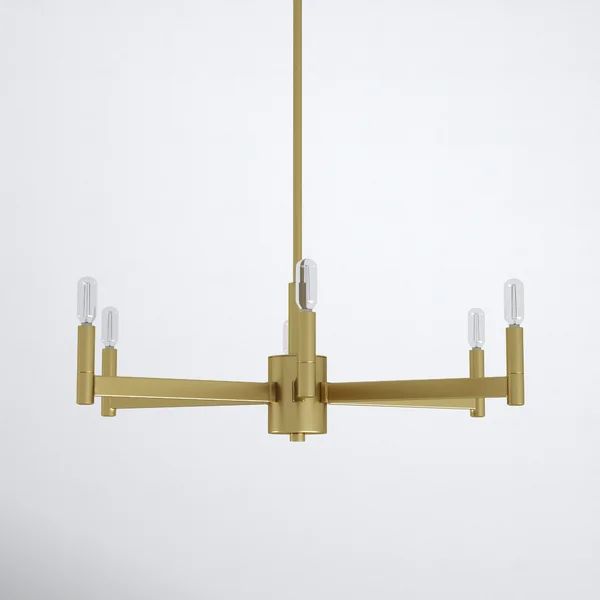 Gavin 6 - Light Candle Style Classic / Traditional Chandelier | Wayfair North America