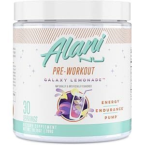 Alani Nu Pre-Workout Supplement Powder for Energy, Endurance, and Pump, Galaxy, 30 Servings (Packagi | Amazon (US)