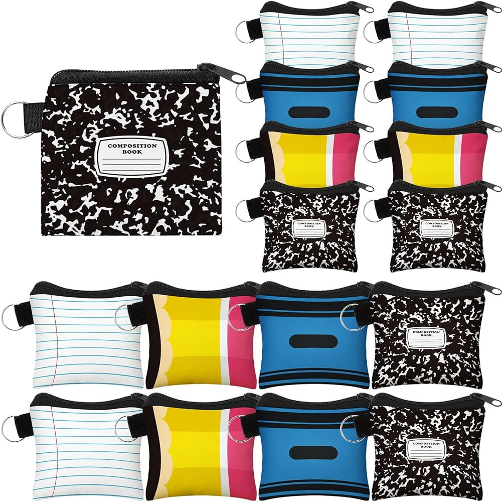 Roowest 20 Pieces Teacher Gifts Bulk Small Coin Purse Thank You Teacher Appreciation Gift End of ... | Amazon (US)