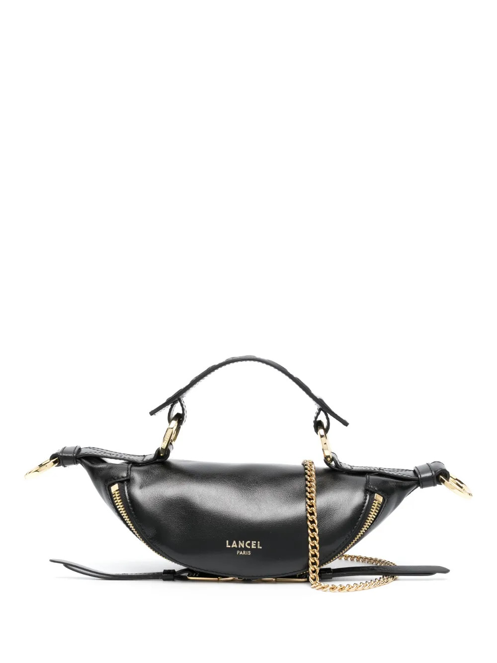 Lancel Mini Origami Crossbody Bag | Black | FARFETCH | Farfetch Global
