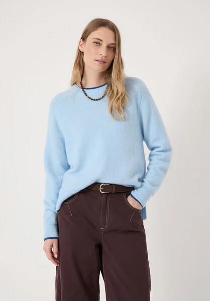 Wool Blend Crew Neck Jumper | Hush UK