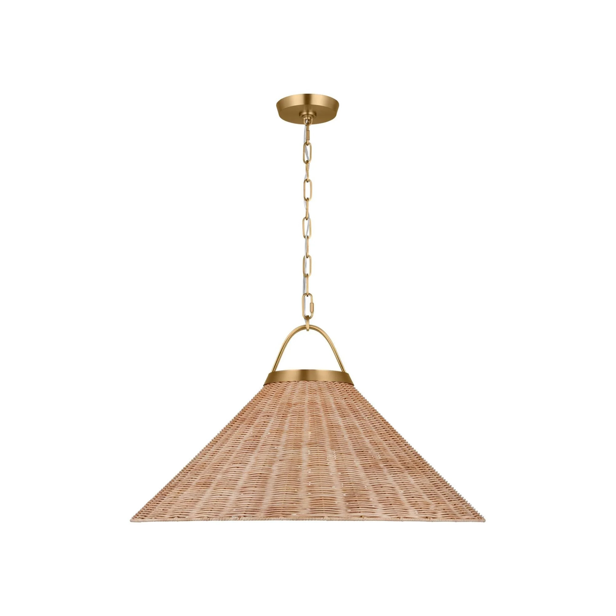 Visual Comfort Studio Collection Chapman & Myers Whitby 22 Inch Large Pendant | 1800 Lighting
