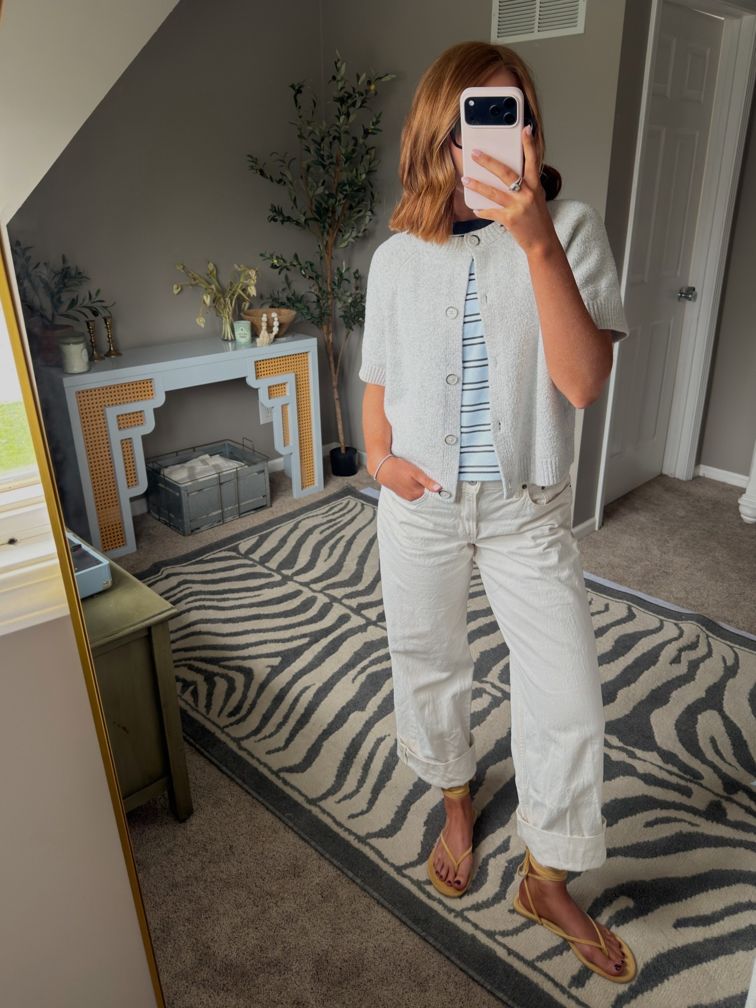 Wearing size 26 in the jeans (but wish they were 25) & small tee!

#LTKgrwm #LTKootd #LTKdayinmylife