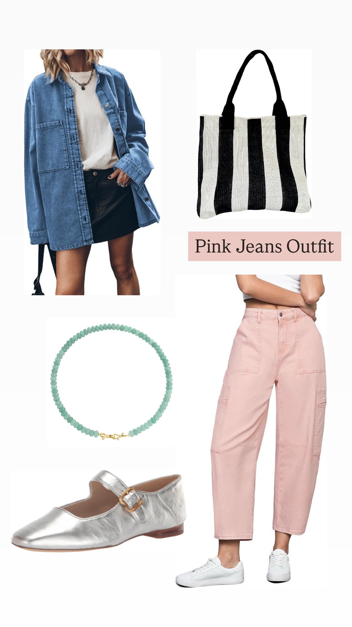 Pink Jeans Outfit from Amazon!! 

#LTKFindsUnder50 #LTKStyleTip #LTKSeasonal