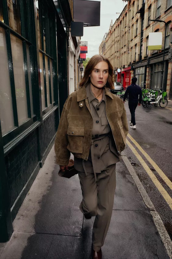 ROLL-UP SLEEVE SHIRT WITH BELT | Zara UK