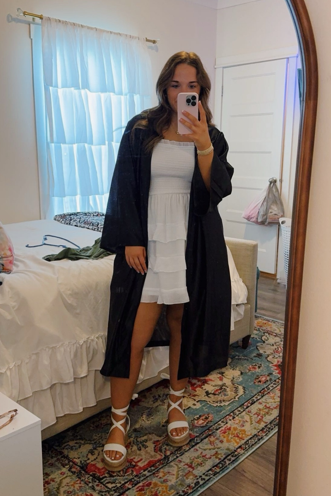 graduation fit check👩🏼‍🎓👩🏼‍🎓👩🏼‍🎓👩🏼‍🎓



dress: size L
shoes: size 9.5 
i got these sandals from prettylittlething last year & they don’t have them anymore:((((

i linked some similar below🌟

#LTKMidsize #LTKBeauty