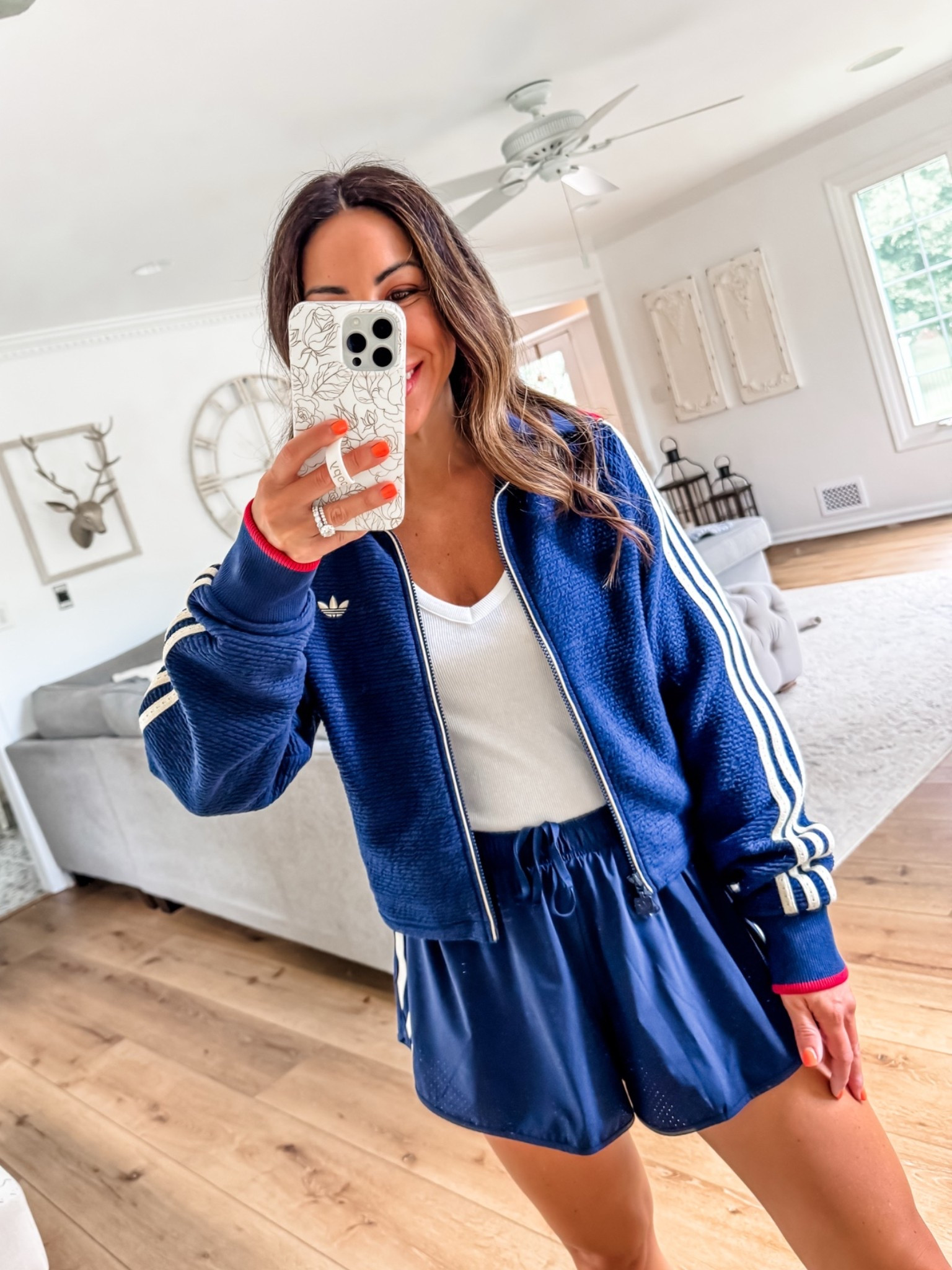 Small jacket. Shorts small. Sneakers size down half. @adidas #adidaspartner #createdwithadidas

#LTKOver40
