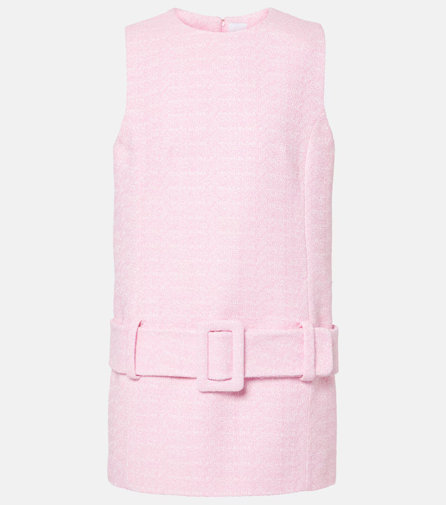 Patou Belted cotton tweed minidress | Mytheresa (US/CA)
