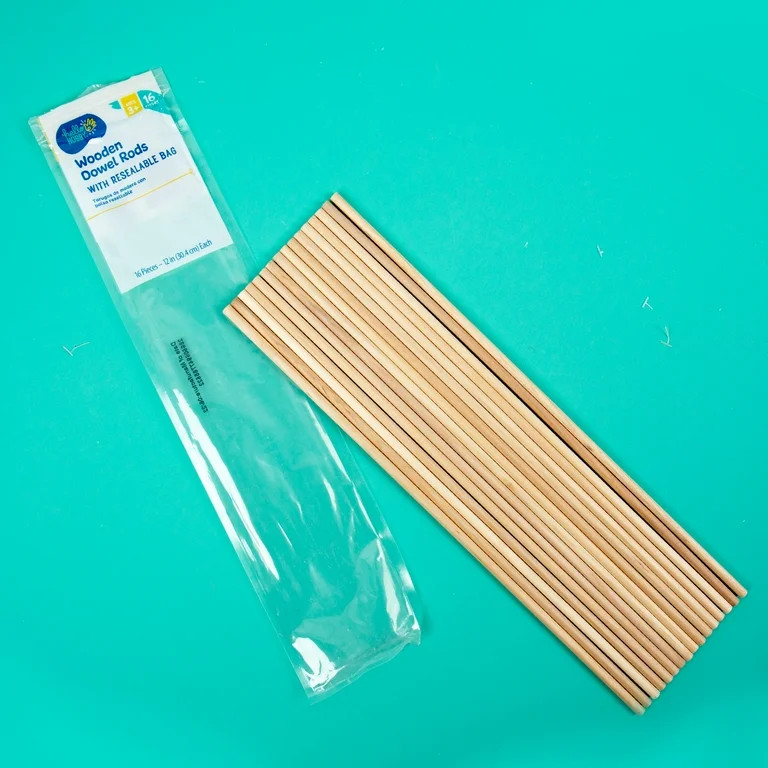 Hello Hobby Wood Dowels, 16-Pack - Walmart.com | Walmart (US)