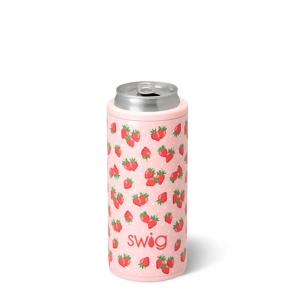 Strawberry Shortcake Skinny Can Cooler 12oz | Swig Life