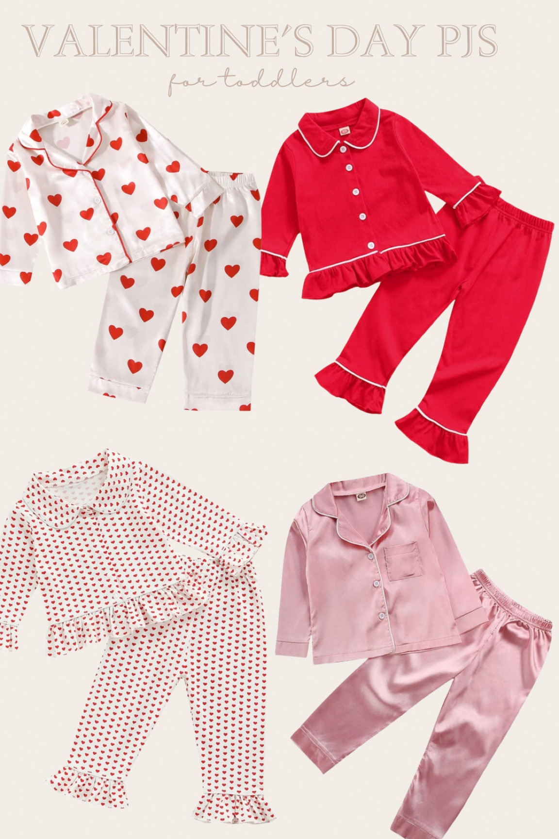 Valentine’s Day toddler pjs 
Amazon finds 


#LTKfamily #LTKkids #LTKbaby