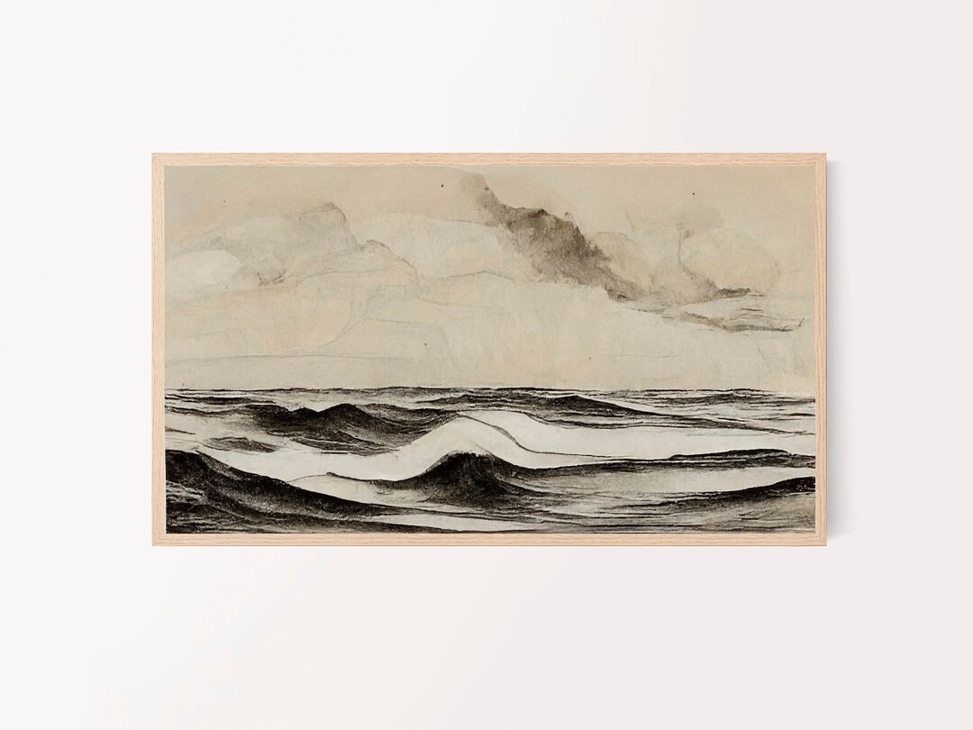 Samsung Frame TV Art File Vintage Abstract Line Sketch - Etsy | Etsy (US)