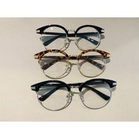 Vintage Chic Retro D form Eyeglasses Frame Optical Eyewear Nonprescription Eyeglasses Frame with Cle | Etsy (US)