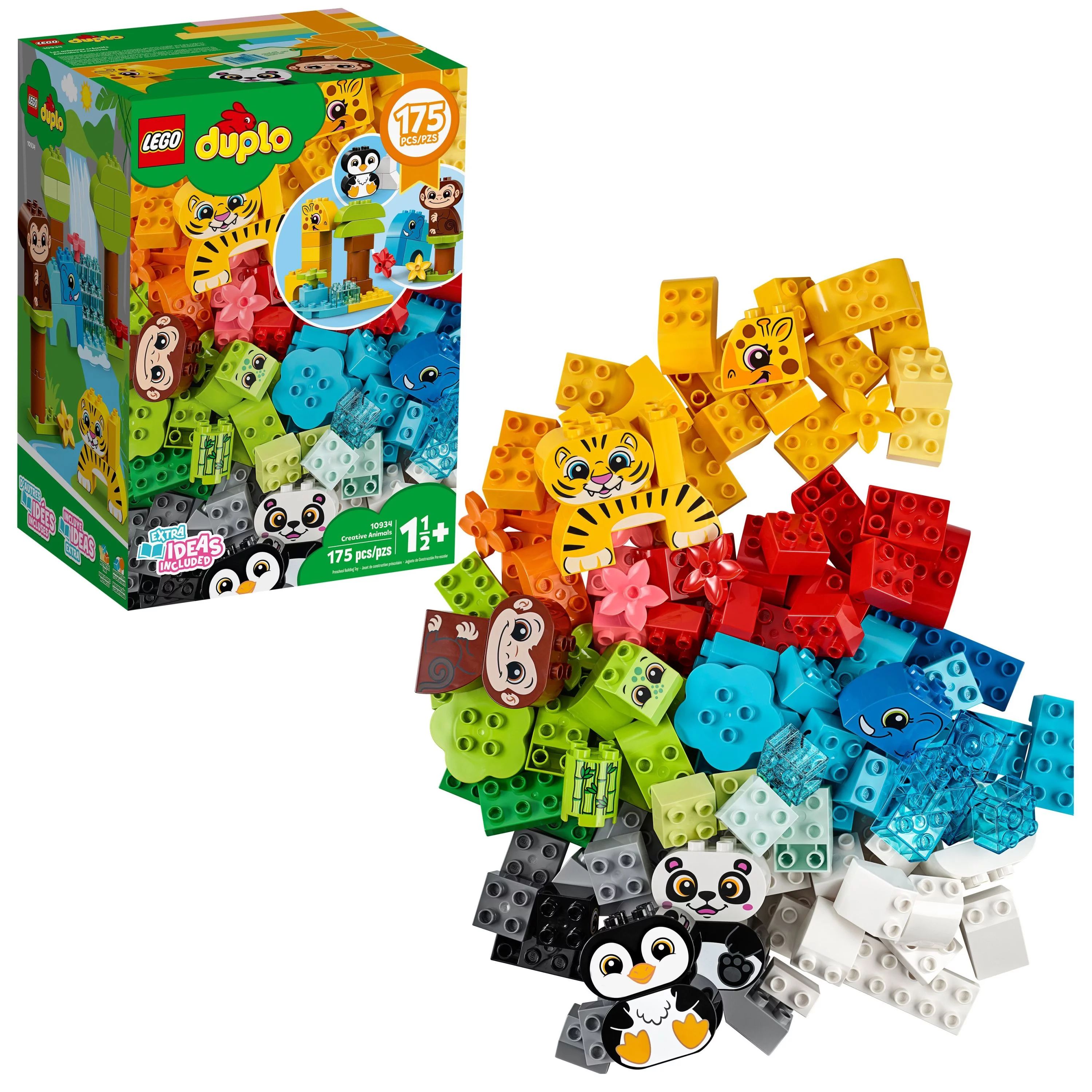 LEGO DUPLO Classic Creative Animals 10934 Building Toy Set (175 Pieces) - Walmart.com | Walmart (US)