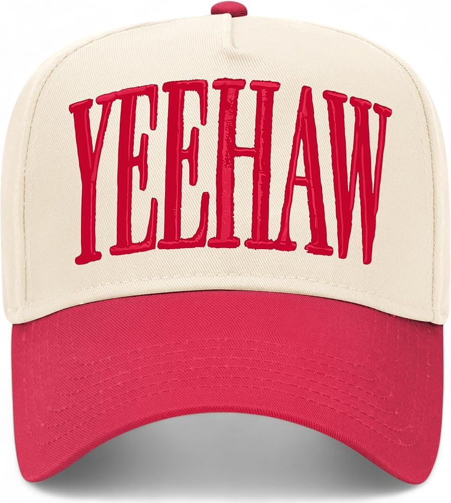 Yeehaw Vintage Trucker Hat | Premium Snapback Baseball Hat for Men & Women | Amazon (US)