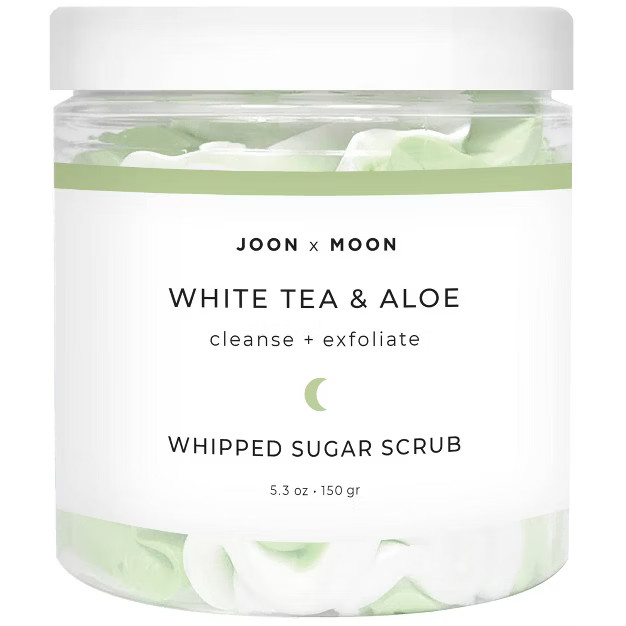 Joon X Moon White Tea Aloe Whipped Sugar Soap Body Scrub - 5.3oz | Target
