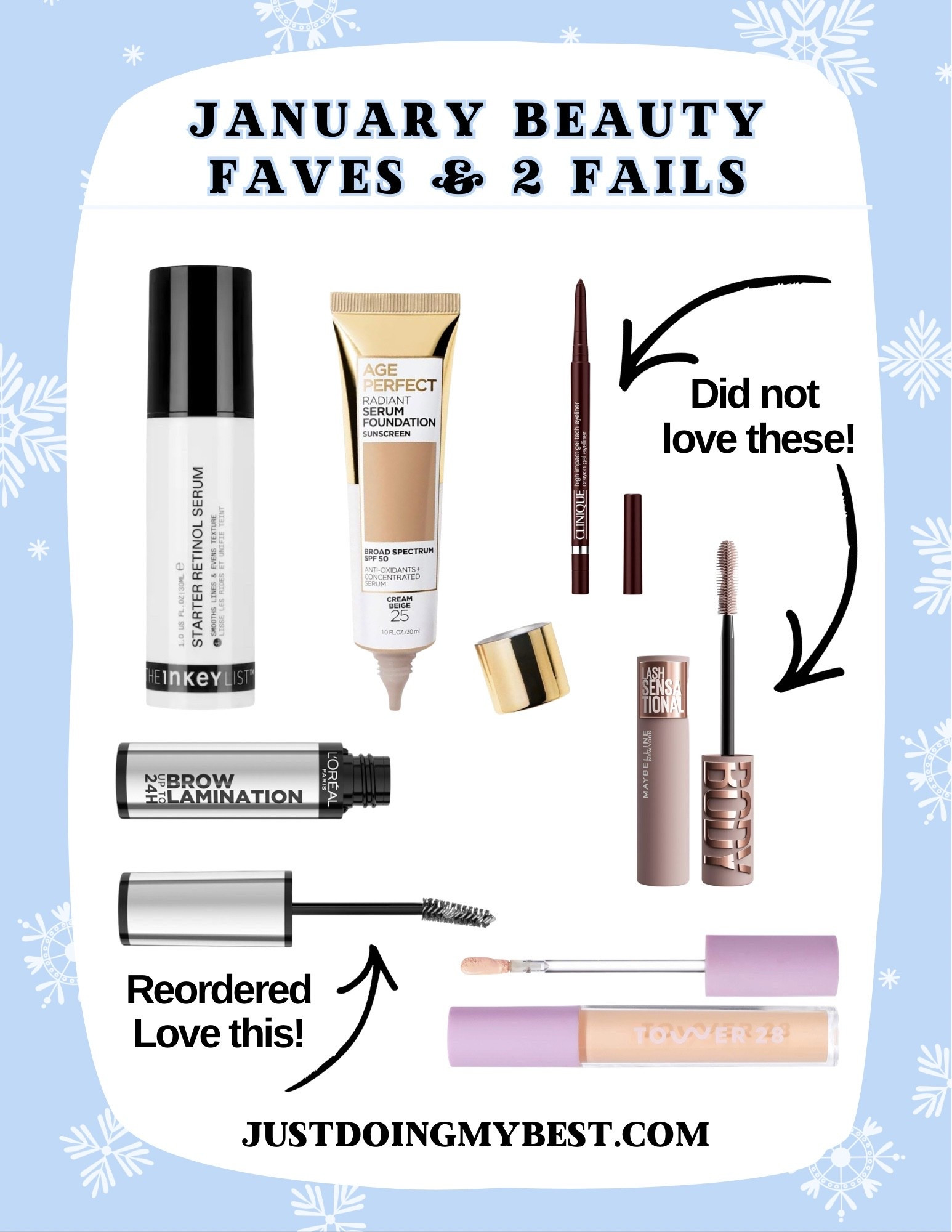 January Mature Beauty Favorites 

#LTKBeauty #LTKOver40 #LTKselfcare