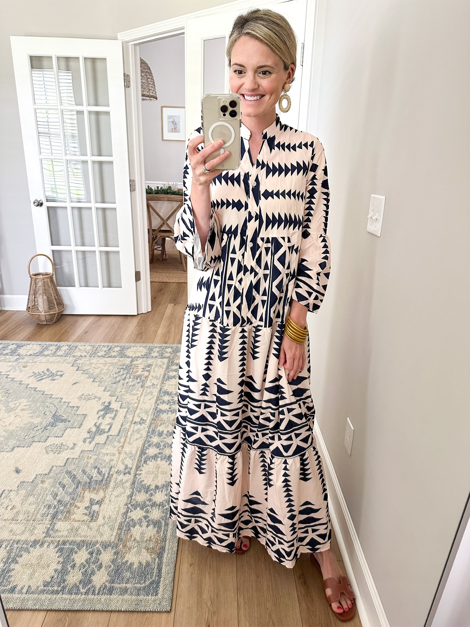 A moment for this fun maxi dress! I am wearing the small although it does run a little bigger than expected. Fall with booties or cute with a belt!

#LTKunder50 #LTKstyletip #LTKSeasonal