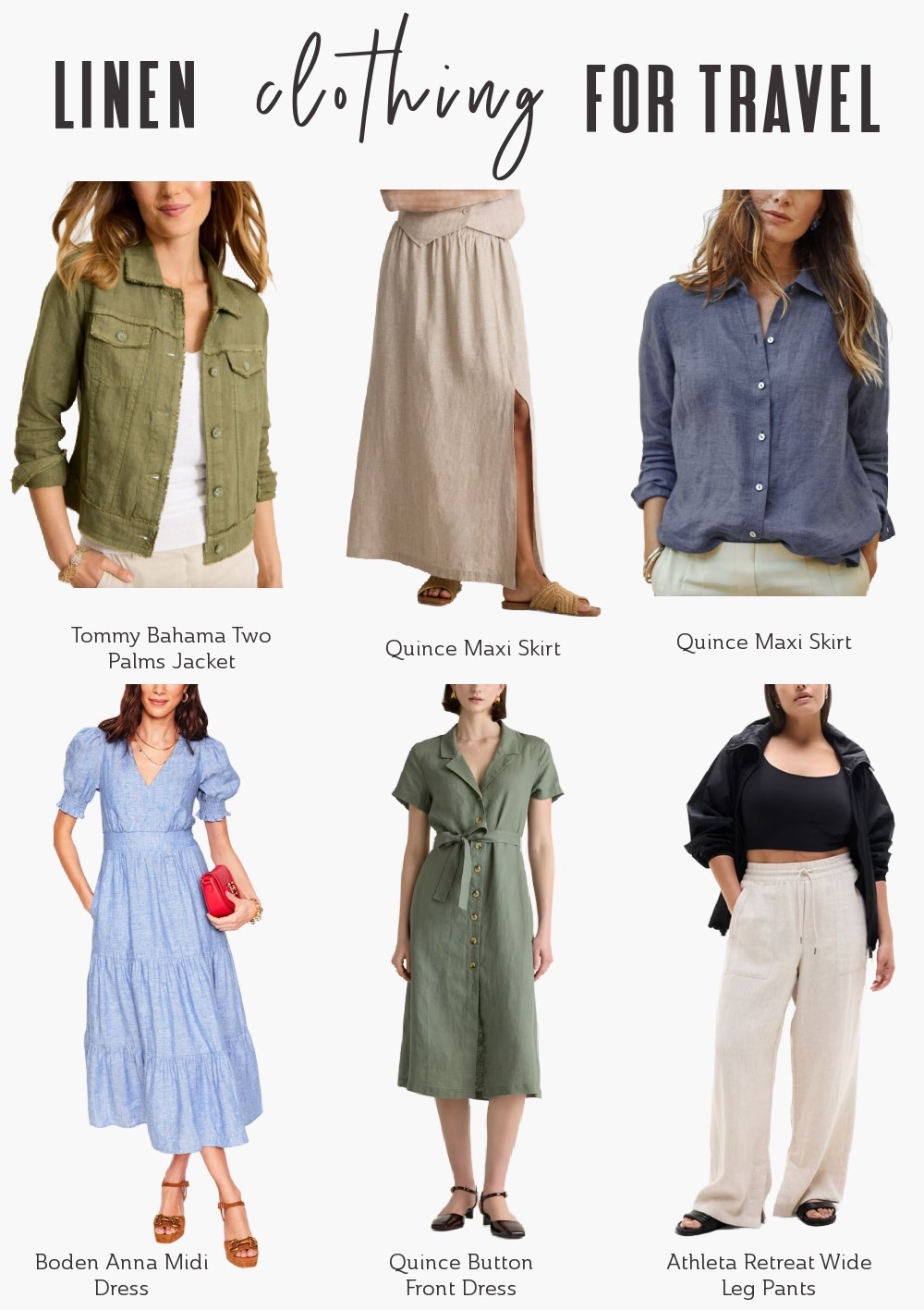 Linen’s loose weave allows heat to escape and air to flow through—making it one of the most breathable options for summer. It also has that effortless, relaxed look perfect for vacations.

Whether you're exploring cobbled streets in Europe, lounging seaside with a drink in hand, or heading off on a weekend getaway, here are just a few must-have linen pieces to add to your wardrobe this summer! 

#vacationoutfit #summeroutfit #summertravels #hotweatheroutfit #linenclothing 

#LTKTravel #LTKSeasonal #LTKStyleTip