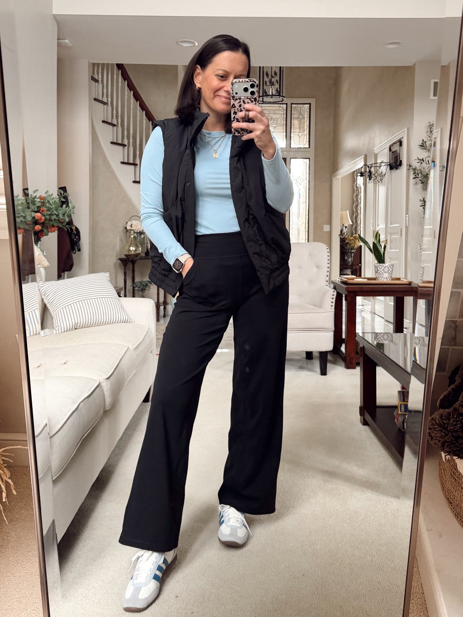 Mom weekend outfit! Amazon wide leg pats run true to size- wearing a small petite length.



#LTKootd #LTKmomlife #LTKOver40