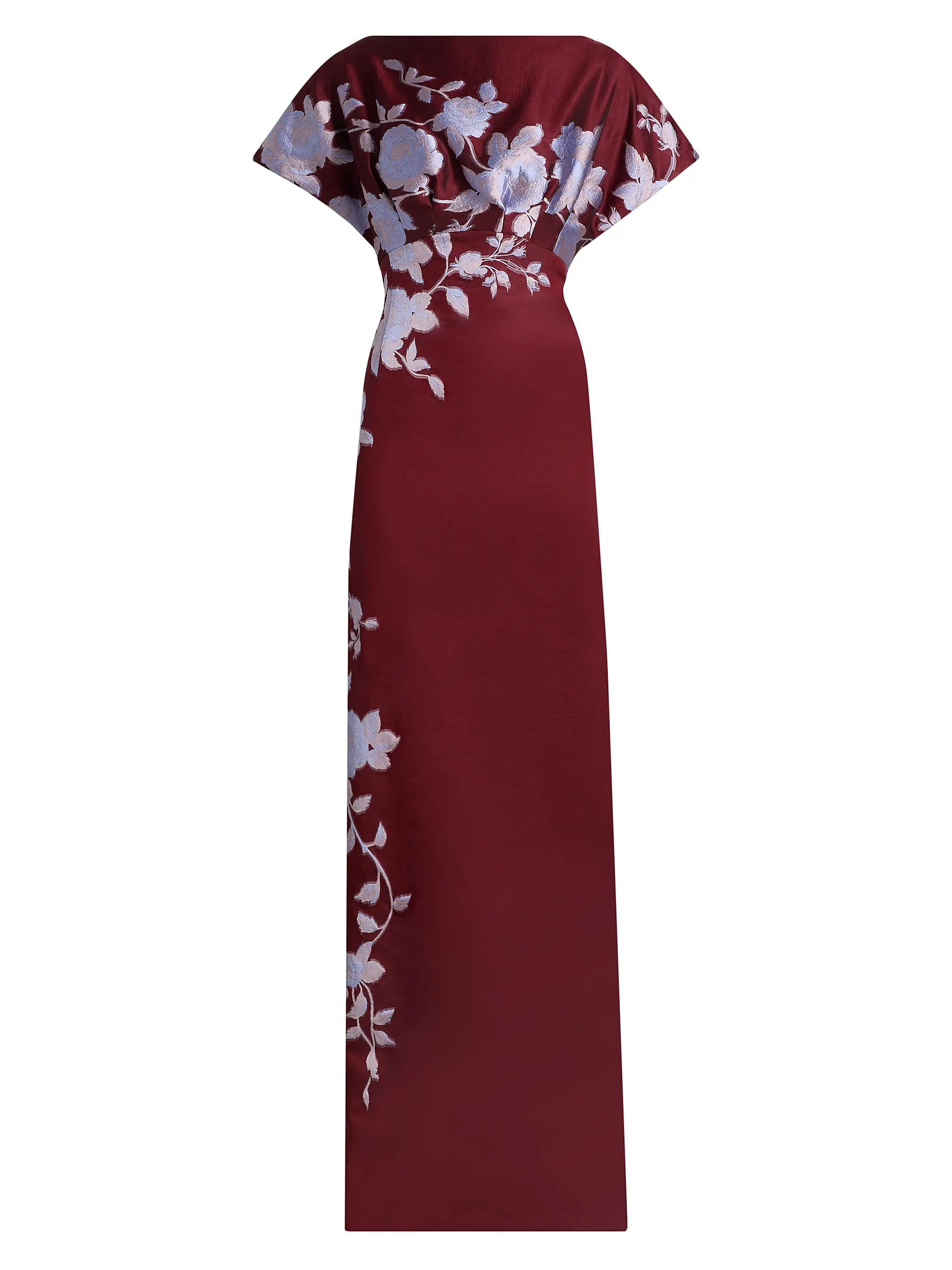Rose Fil Coupé Column Gown | Saks Fifth Avenue