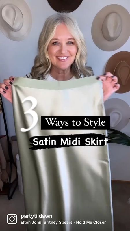 Amazon Satin Midi shirt styled 3 ways! 

#LTKunder50 #LTKSeasonal #LTKstyletip
