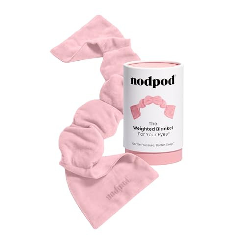 Nodpod Gentle Pressure Sleep Mask | Patented Light Blocking Design for Sleeping, Traveling & Relaxation - Blush Pink | Amazon (US)