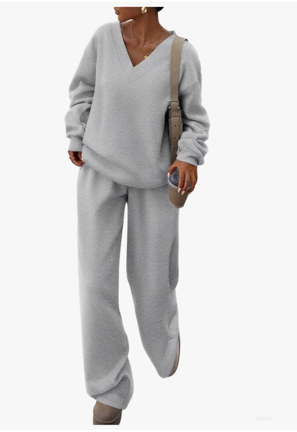 Women’s matching sweatpants and V-neck sweatshirt set on Amazon

#LTKootd #LTKgrwm #LTKSaleAlert