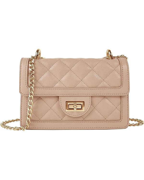 SG SUGU Small Quilted Crossbody Bag, Trendy Designer Mini Shoulder Bag, Phone Wallet Purse for Wo... | Amazon (US)