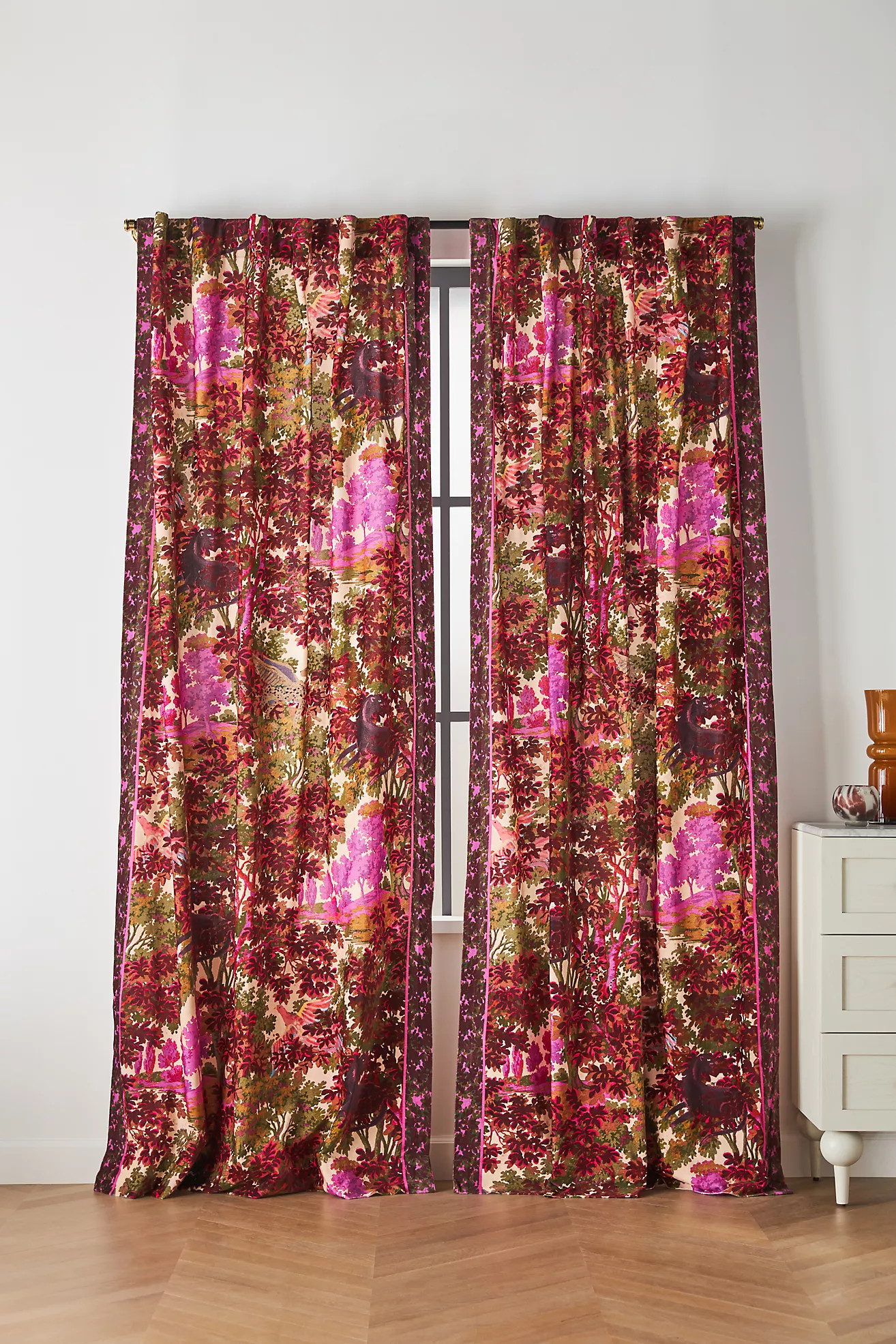 Vienne Velvet Curtain | Anthropologie (US)