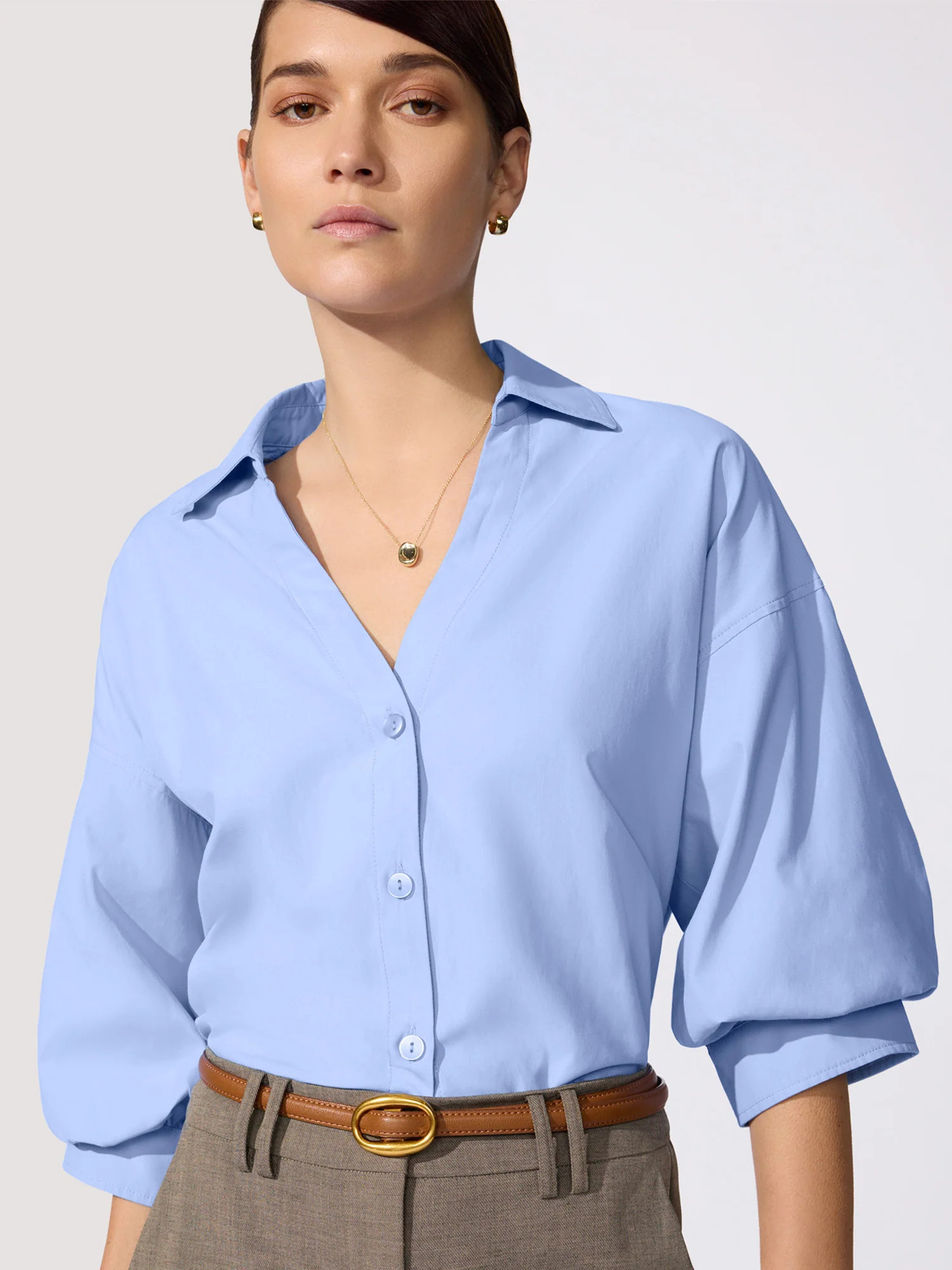 Women's Kate Shirt in Bleu | Brochu Walker | Brochu Walker